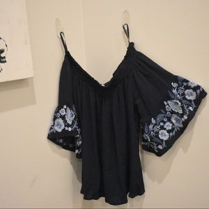 Off the shoulder top.